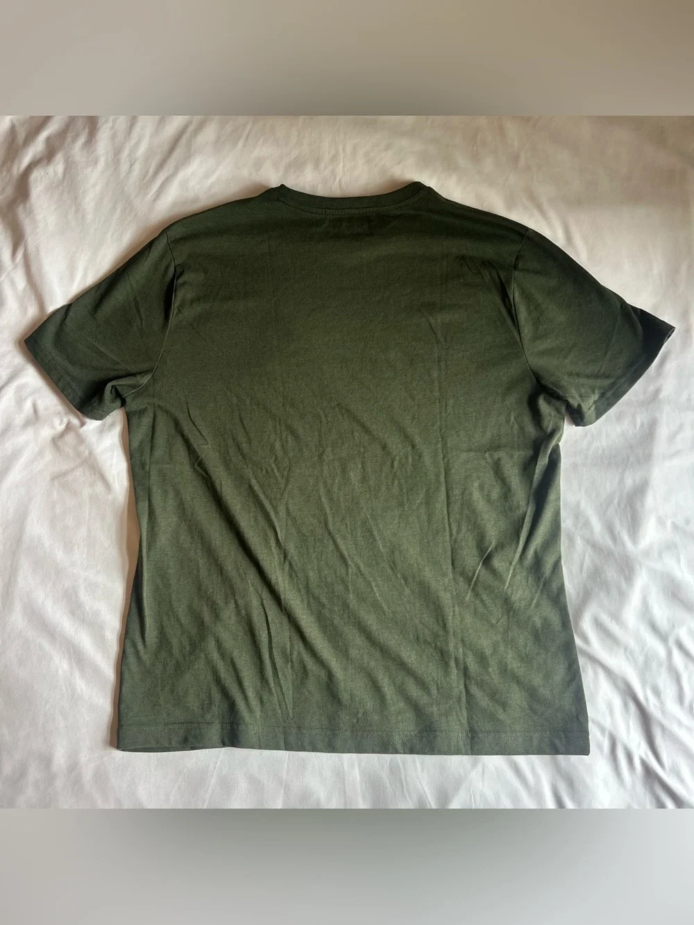 Banana Republic Premium Wash Crewneck T-Shirt – Olive Green – Size Large